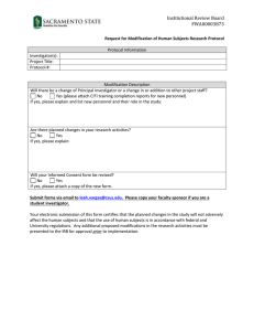 Modification Request Form