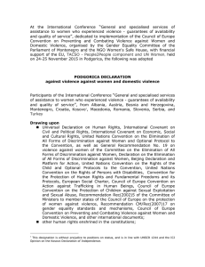 Podgorica Declaration