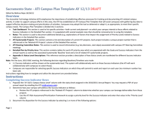 Accessible Technology Initiative Campus Plan Template (Draft) (2012-13)