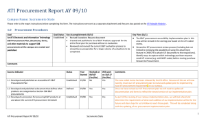 Year 4 Accessible E IT Procurement Report (Draft)