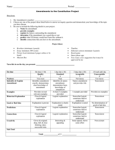 Amendment Project
