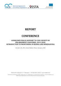 REPORT CONFERENCE