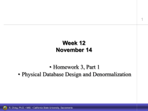 Week 12 November 14 • Homework 3, Part 1