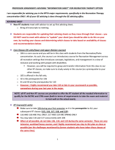 Advising Information