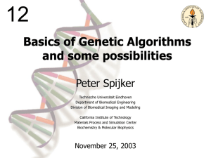 Genetic algorithms: introduction and applications to force field development