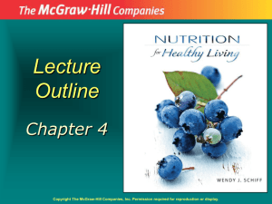 Lecture Outline Chapter 4