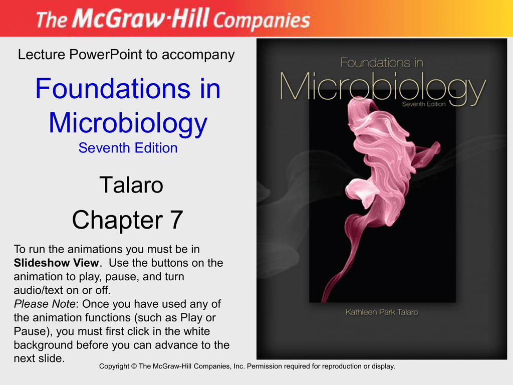 Foundations in Microbiology Chapter 7 Talaro