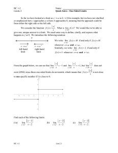 Limits 2