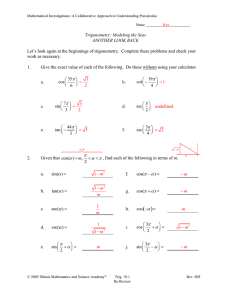 Trig 19.4 Another Review Key