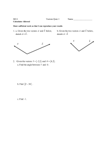 Vector Quiz sec. 2