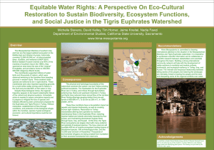 Tigris-Euphrates Equitable Water Allocation