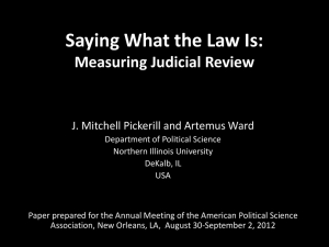 Saying What the Law Is: Measuring Judicial Review