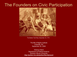 The Founders on Civic Engagement