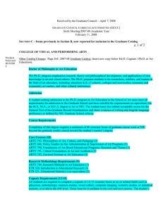 Received by the Graduate Council—April 7, 2008 G C (GCCC)