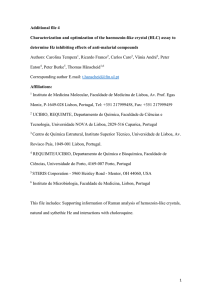 Additional file 4 determine Hz inhibiting effects of anti-malarial compounds