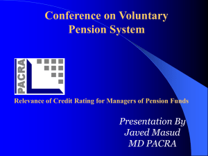 The SECP organizes a one-day conference to launch Voluntary Pension System- VPS: download Presentation 2