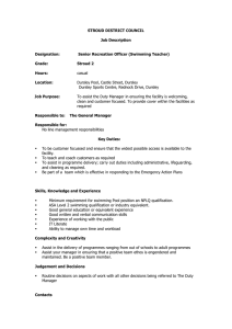 Casual swimming teacher - Job Description