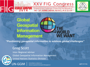 Global Geospatial Information Management