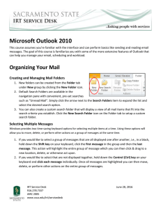 Outlook Handbook