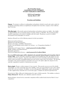 2007 Student Research Competition Guidelines and Forms (MS Word)