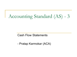 AS 3: Cash Flow Statement