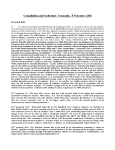 Word file of the compilation text and facilitors' proposals for chapter 5 of the draft outcome document, 13 November 2008