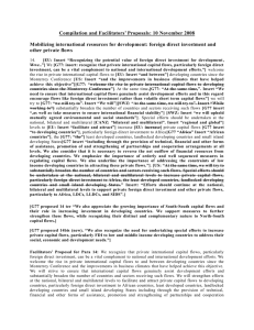 Word file of the compilation text and facilitors' proposals for chapter 2 of the draft outcome document, 6 November 2008