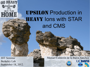 Upsilon Production in Heavy Ions with STAR and CMS