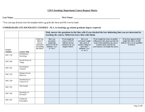 Course Request Matrix - Word Document Format (type into document and print)