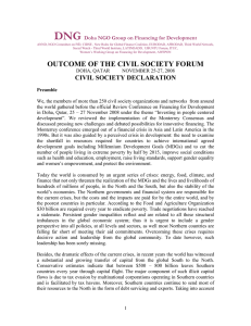 The Civil Society Declaration