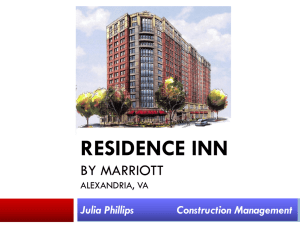 RESIDENCE INN BY MARRIOTT Julia Phillips Construction Management