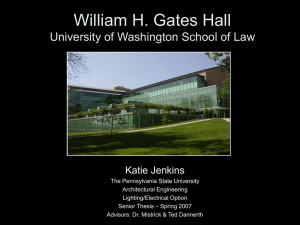 William H. Gates Hall University of Washington School of Law Katie Jenkins