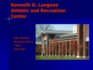 Kenneth G. Langone Athletic and Recreation Center Kyle Oberdorf