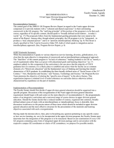 Attachment B Faculty Senate Agenda October 31, 2002