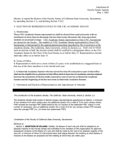 Attachment B Faculty Senate Agenda May 1, 2003