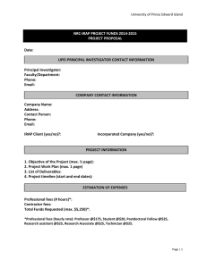 Two-page application form