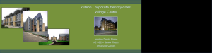 Visteon Corporate Headquarters Village Center Jamison David Morse AE 882 – Senior Thesis