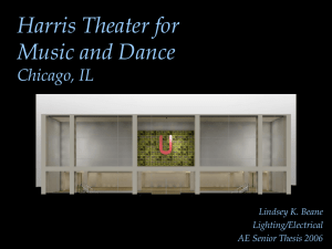 Harris Theater for Music and Dance Chicago, IL Lindsey K. Beane