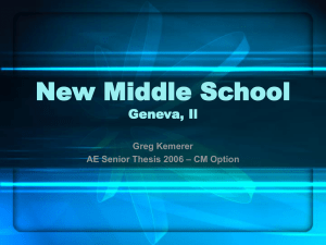 New Middle School Geneva, Il Greg Kemerer – CM Option