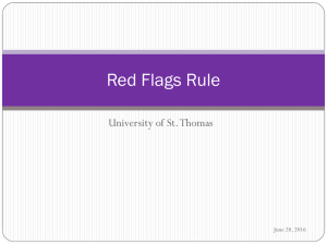 Red Flags Rule Powerpoint