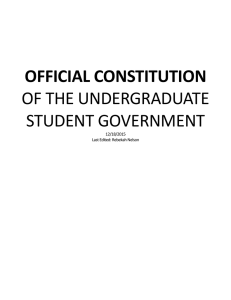 USG Constitution