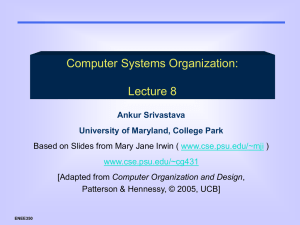 Lecture Set 8
