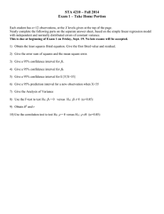 Exam 1 Take-Home Portion (Due Sept 19, 2014)
