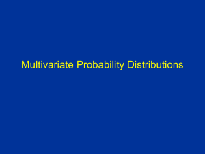 Multivariate Probability Distributions (PPT)
