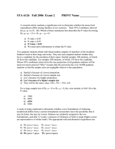 Exam 2 Solutions 2006 (Other Version)