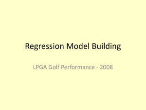 LPGA 2008 Case Study