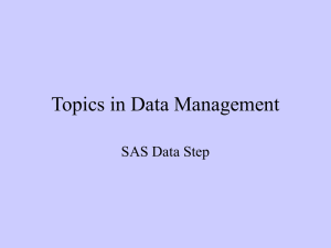 Topics in Data Management (PPT)
