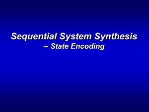 Lecture: Sequential State Encoding
