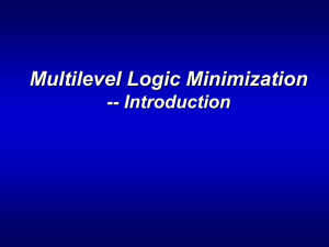 Lecture 8 Multi Level Boolean