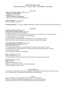 Resume template 2